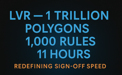 Ramtera Achieves Record-Breaking 1 Trillion-Polygon DRC in 11 Hours